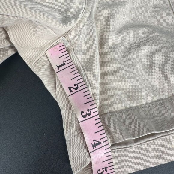 VTG Guess Tan Shorts Women's 30'' Waist Y2K Beige Chino Shorts 100 Cotton USA - Picture 6 of 8
